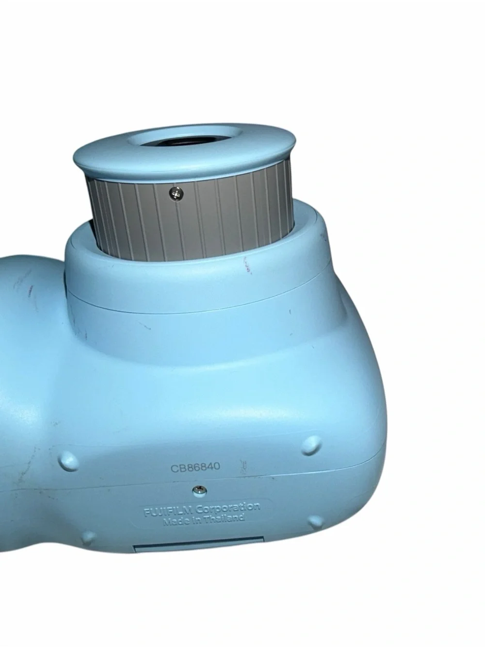 Fujifilm Instax Mini in Light Blue with Teal Carrying Case